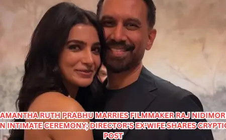Samantha Ruth Prabhu Marries Filmmaker Raj Nidimoru in Intimate Ceremony; Director's Ex-Wife Shares Cryptic Post