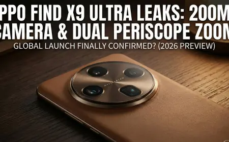 Oppo Find X9 Ultra Leaks: 200MP Main Camera, Dual Periscope Zoom, and a Global Launch Finally Confirmed? (2026 Preview)