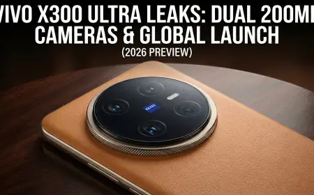 Vivo X300 Ultra Leaks: Dual 200MP Cameras, Global Launch Confirmed, and Snapdragon 8 Gen 5 Powerhouse (2026 Preview)