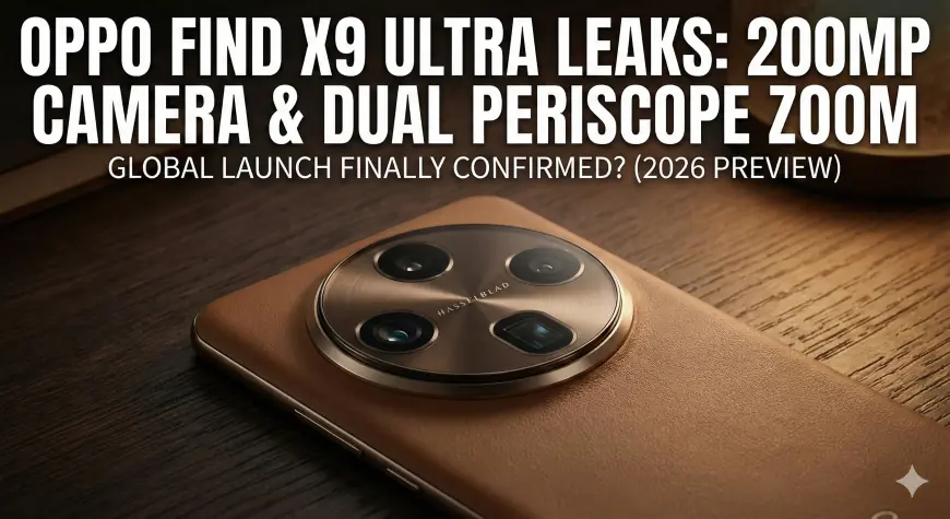 Oppo Find X9 Ultra Leaks: 200MP Main Camera, Dual Periscope Zoom, and a Global Launch Finally Confirmed? (2026 Preview)